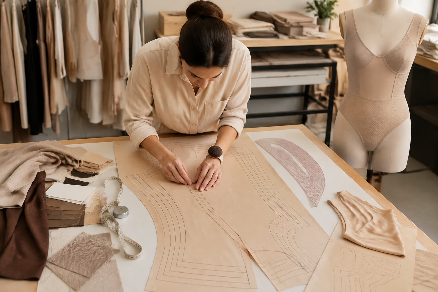 補整下着のサイズ展開を崩さないパターングレーディング実務ガイド