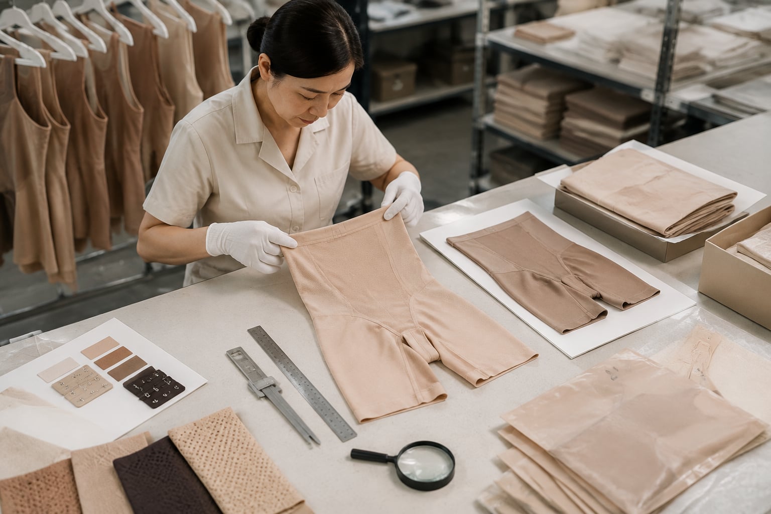 補整下着の品質管理を成功させる実務手順|承認見本から再発注まで